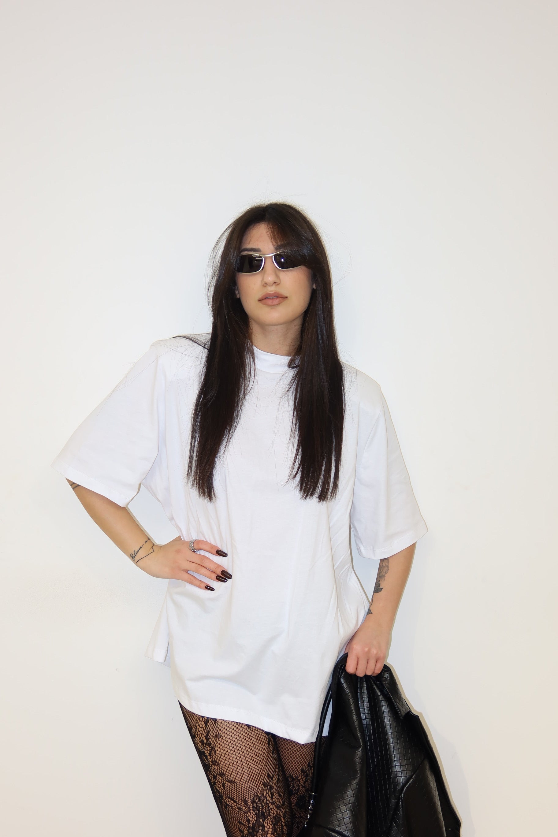 T-shirt basic manica corta over